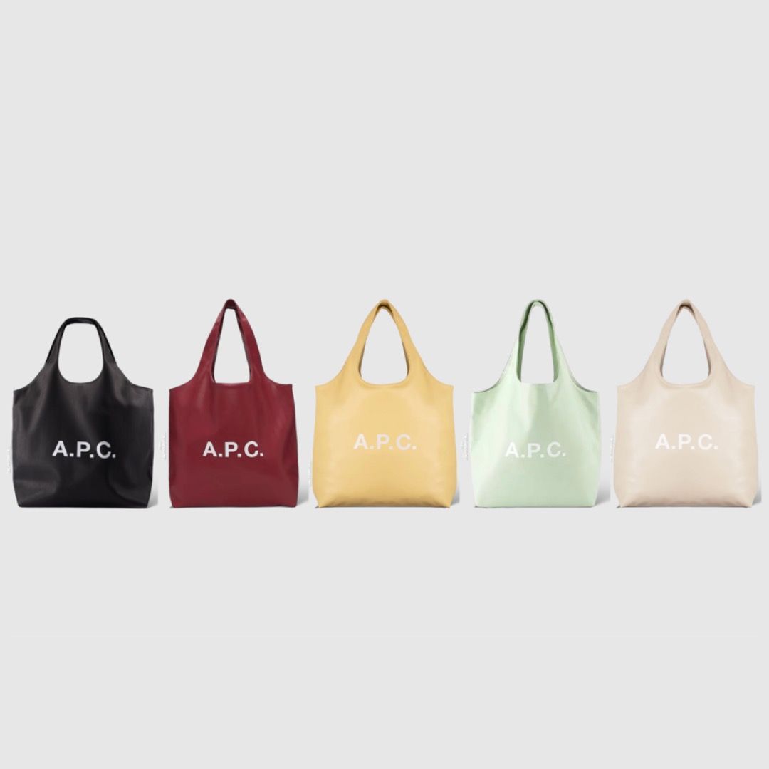 APC Ninon Leather Tote Bag (Preorder) (Category: Luxury Bags & Wallets) located in Manila. Submitted by designerarchives.ph (Listing ID 1278765054, Image 1). Description: Sofia Andres got her bag from us (check last photo) - Check photos for dimension of the bag - 36.5 x 50 x 16 in cm - SALE!! Selling low (others sell this for 17k) - no inclusions - Color: Black, Yellow, Cream, Red, Matcha Green - Option: Matte Eta: 10-15 days 50% dp required Buy