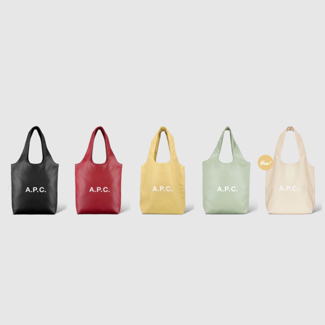 APC Ninon Tote Bag (Preorder) (Category: Luxury Bags & Wallets) located in Manila. Submitted by designerarchives.ph (Listing ID 1296684442, Image 1). Description: Small - 12k Big - 13 500 Colors: Black,Red, Yellow, Cream, Green Sofia Andres got her bag from us (check photos) - SALE!! Selling low (others sell this for 17k large and 14k small) - with kraft brown paperbag Eta: 10-15 days 50% dp required Buyer will shoulder local sf Shipping: NCR - G