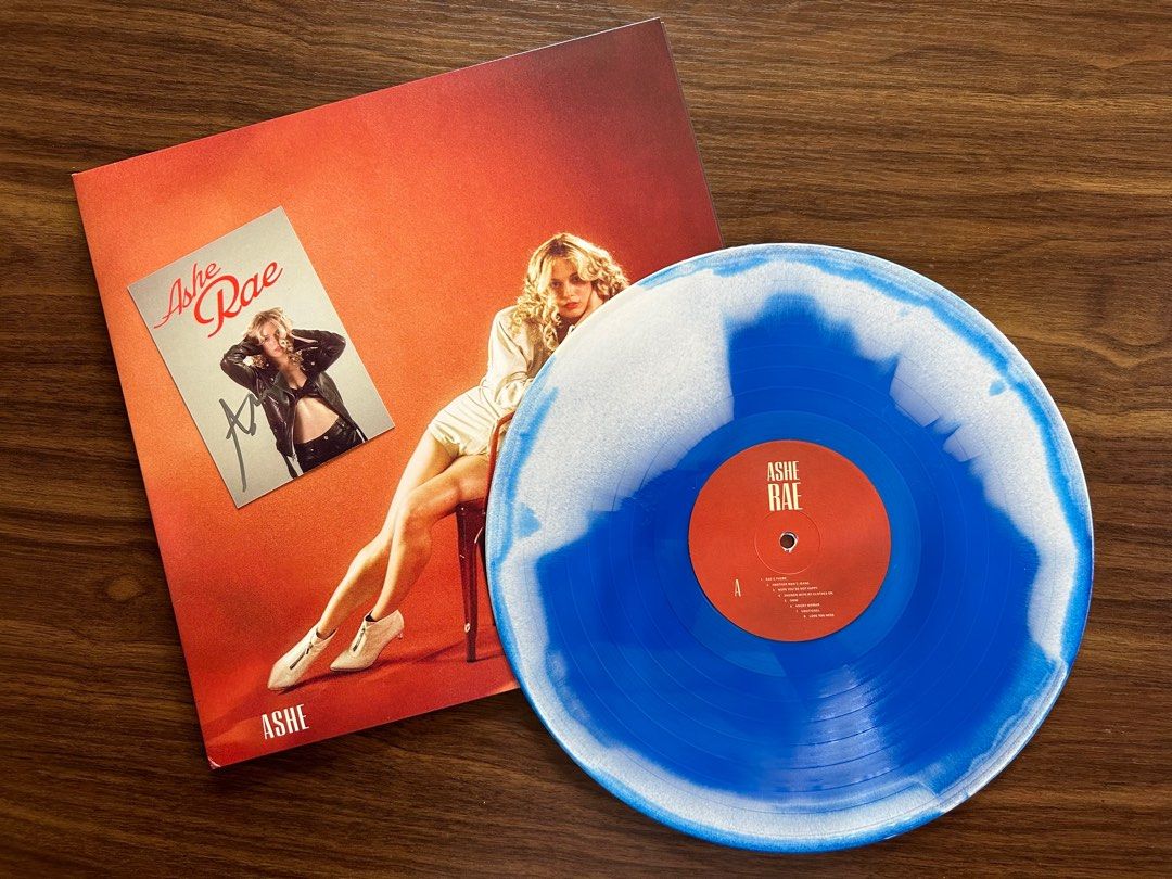 Ashe rae vinyl with signed postcard (Category: Vinyls) located in Leyte. Submitted by bharbwire (Listing ID 1300842676, Image 1). Description: .