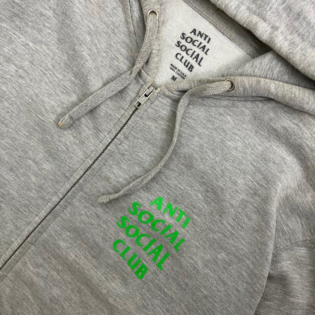 Assc Hoodie Grey Anti Social Social Club Hoodie Anti Social Social