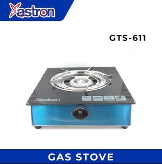 ASTRON GTS-611 Single Burner Tempered Glass Top Stainless Steel Body Kitchen Gas Stove