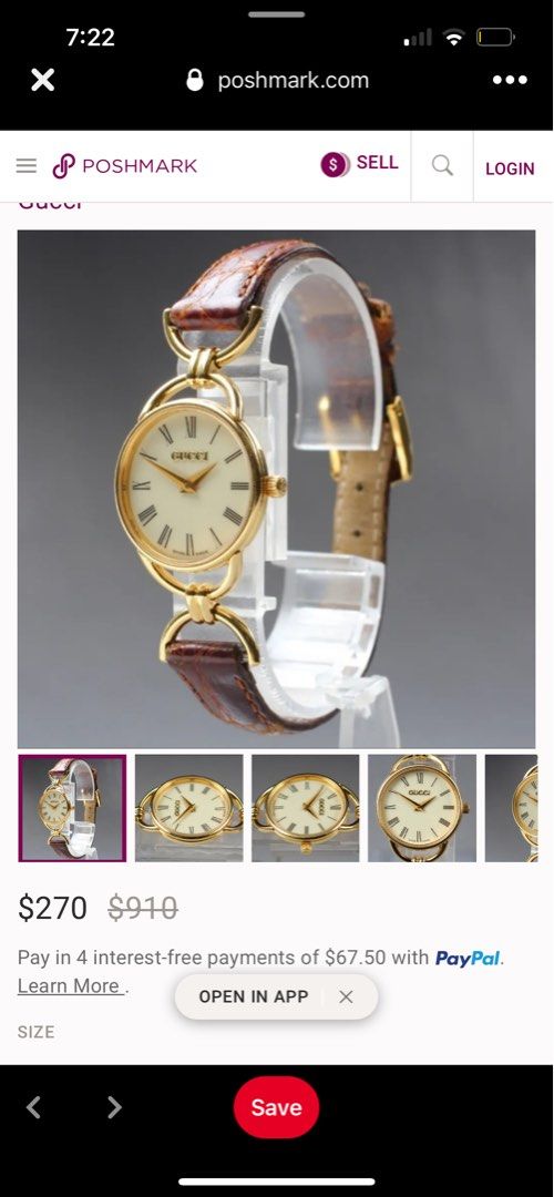 Authentic Gucci Double Rings Watch Luxury Watches on Carousell