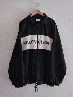 Balenciaga Oversized Nylon Denim Jacket
