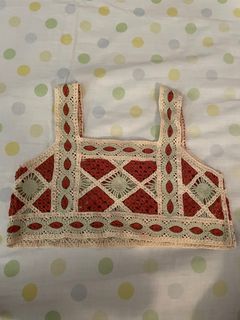 beach crochet top cover up