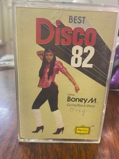 BEST DISCO 82 - new BONEY M. Going back west - Music Album Record Cassette Tape - Used Vintage
