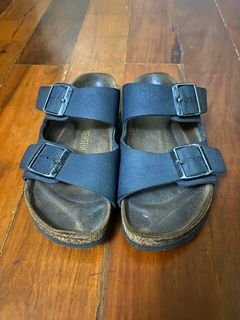 Birkenstock Arizona Sandals in Navy Blue Size EU38