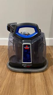 BISSELL SpotClean ProHeat Portable Spot and Stain Carpet Cleaner, Model 2694, Blue