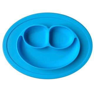Blue Baby Silicone Plate