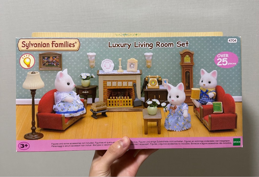 BNIB Sylvanian Families luxury living room set discontinued