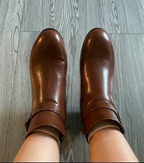 Brown Gibi Ankle Boots Size 6