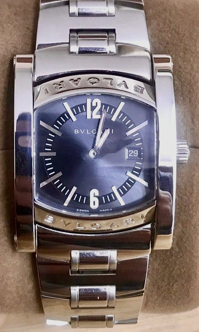Bvlgari assioma original preloved jam tangan wanita authentic boysize jam pria original Barang Mewah Jam Tangan di Carousell