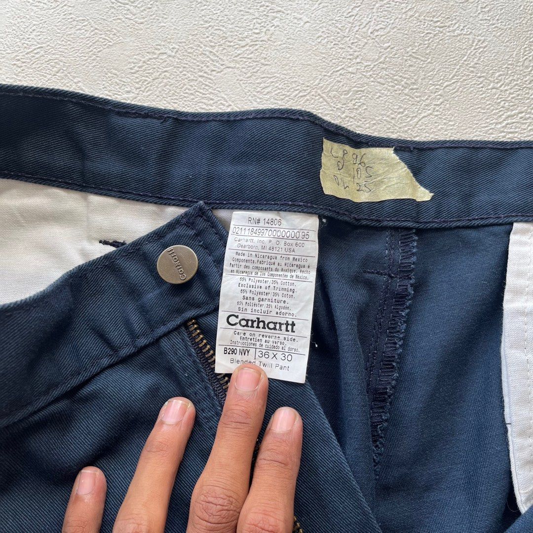 CARHARTT BLENDED TWILL PANTS Fesyen Pria Pakaian Bawahan di Carousell