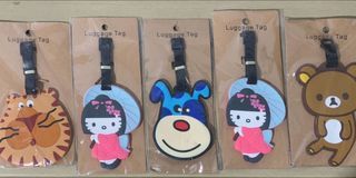 Cartoon Luggage Tags (Hello Kitty, Rilakkuma)