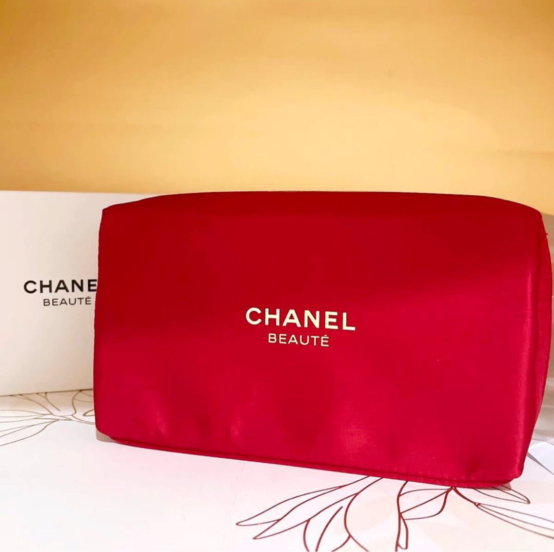 Chanel Beaute Cosmetic Makeup Pouch, Women's Fashion, Bags - Main Image