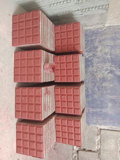 CHOCOLATE RED CONCRETE TILES