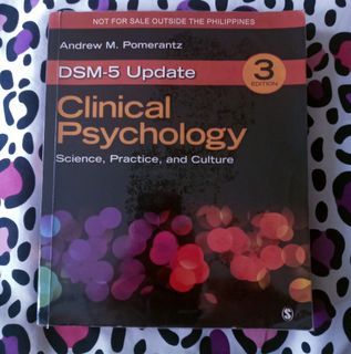 Clinical Psychology (Pomerantz) 3rd edition