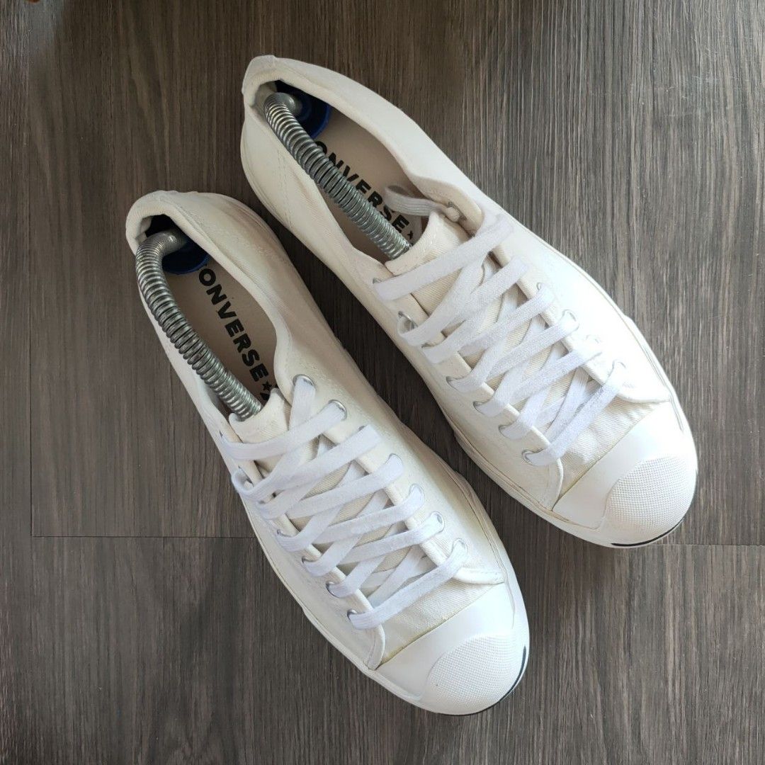 Converse Jack Purcell Canvas White 7UK 26CM RM 110 Men s Fashion Footwear Sneakers on Carousell