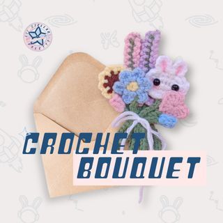 Crochet Bouquet Keychain