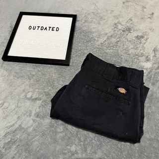 Dickies Black Trouser Pants Slim Taper Size 33 [OUTDATED]