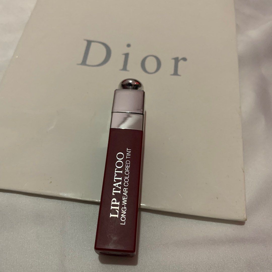 dior addict lip tint 771 natural berry (preloved dior lip tatto