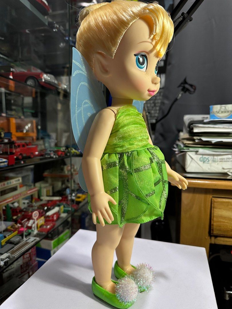 Disney Animators Collectors First Edition Tinkerbelle (Category: Figurines & Statues) located in Las Pinas. Submitted by tophiers (Listing ID 1300859220, Image 2). Description: For Sale: Disney Animator's Doll Tinkerbell 🩷 Disney Collectors First Edition Doll! 🩷 Stands 17" inches or 43cm height 🩷 Loose, No Box, Pre-Loved 🩷 Original Disney Doll your daughter will love! A Great gift she will truly treasure! 🩷 No Damages/No issues/ Complete wit