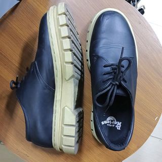 Doc Martens Leather Platform Shoes | RIKARD | Olive Sole | EU 42 US 9
