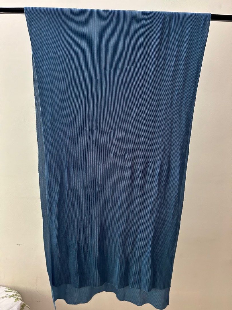 tutorial pleated shawl duck