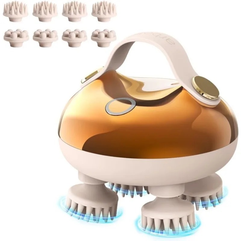 Electric Head Massage Instrument Red Light Therapy Kneading Hair Growth ...