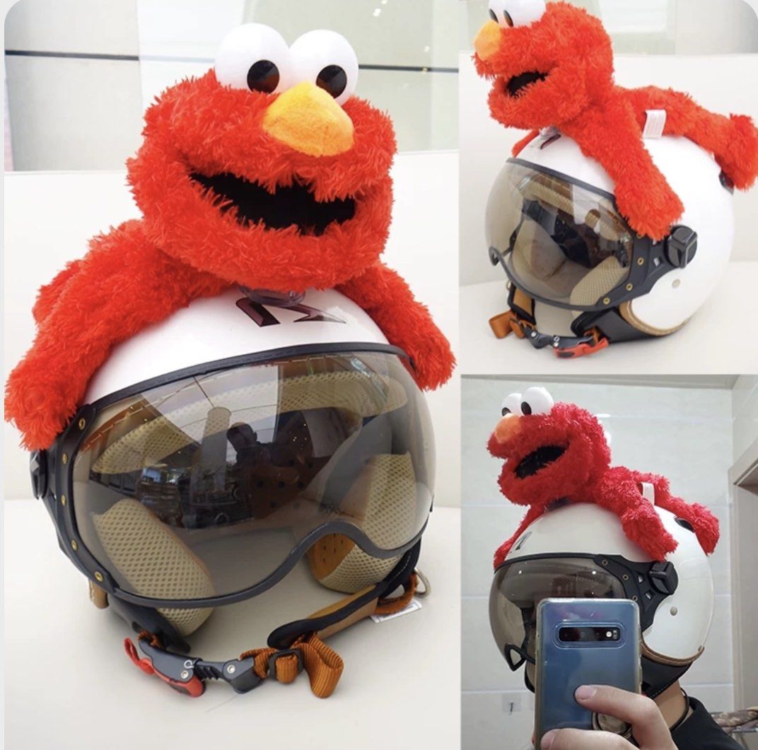 Elmo helmet Hobbies Toys Toys Games on Carousell