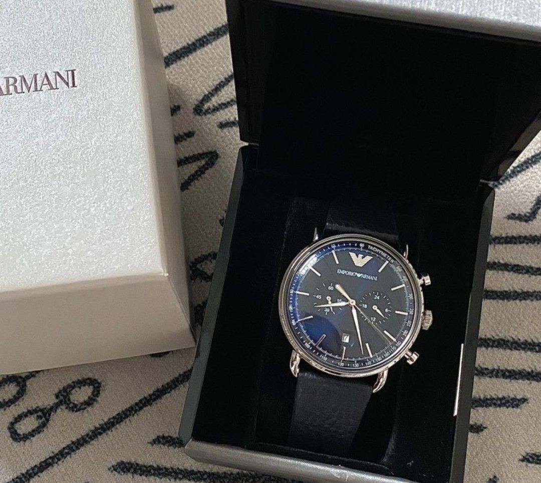 emporio armani 11105 43mm watch starry sky