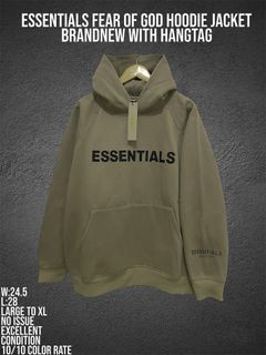 ESSENTIALS FEAR OF GOD HOODIE JACKET BRAND-NEW WITH HANGTAG