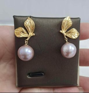 🧚🏼‍♀️Fairy Pearl Earrings
18K Ssp with Certificate