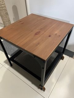 Ikea FJÄLLBO side table, black, 45x45 cm