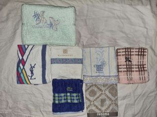 For Sale Aspack Christian Dior Bath Towel, Burberry, Yves Saint Laurent, Givenchy, and Lacose Towel.