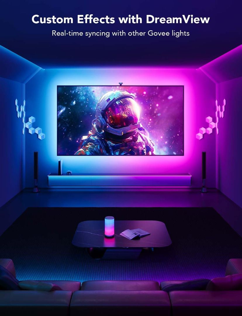 Govee Envisual TV Backlight T2 with Dual Cameras (Immersion) Backlights ...