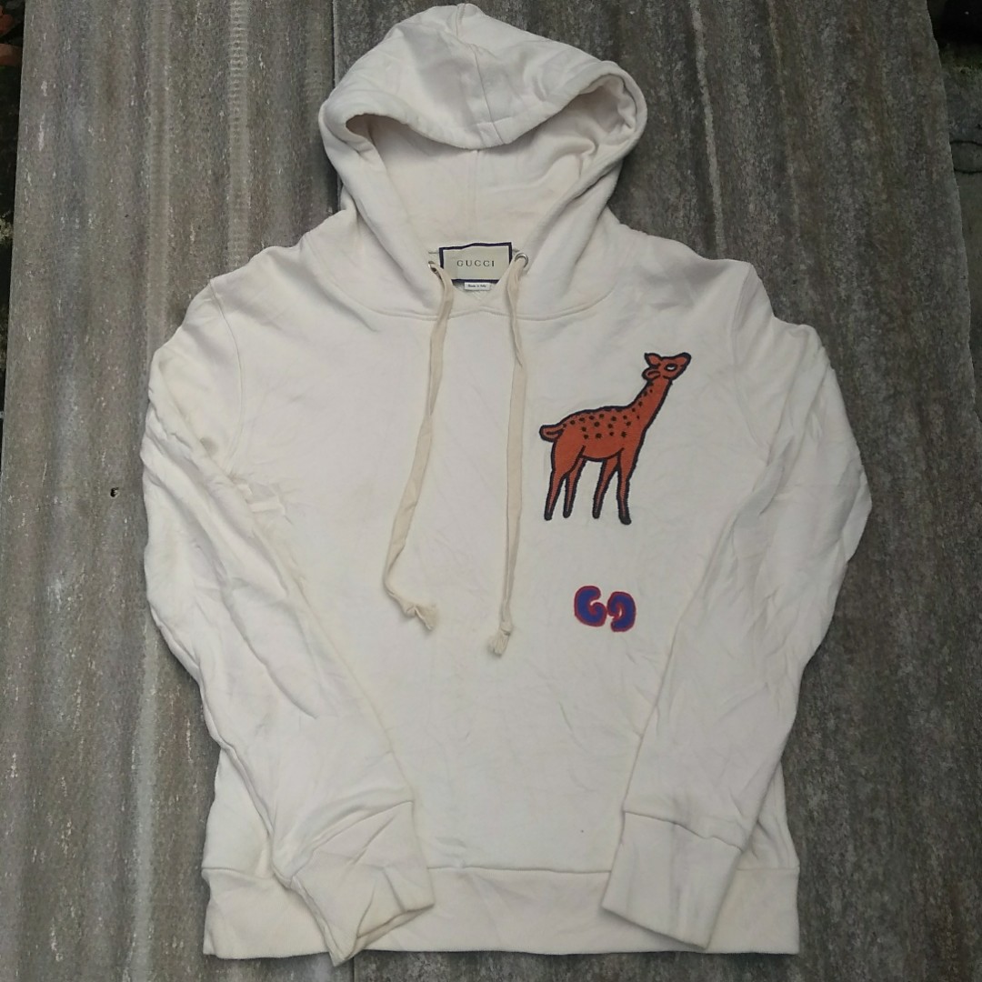 Gucci GG deer pullover hoodie