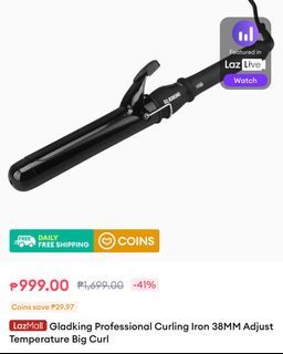 Hair Curling Iron - 38MM