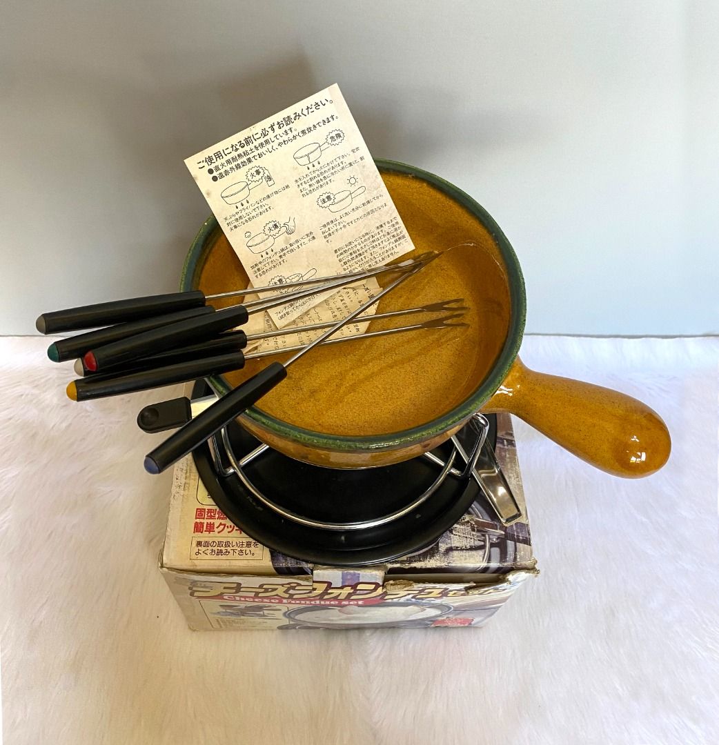 Japan Ceramic Cheese Fondue Set (Category: Cookware & Accessories) located in Consolacion. Submitted by posh_avenue_home (Listing ID 1300889955, Image 2). Description: New with box. From Japan. 7.5" x 2.5". 100% authentic!!!.