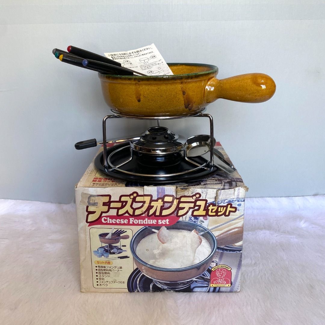 Japan Ceramic Cheese Fondue Set (Category: Cookware & Accessories) located in Consolacion. Submitted by posh_avenue_home (Listing ID 1300889955, Image 1). Description: New with box. From Japan. 7.5" x 2.5". 100% authentic!!!.