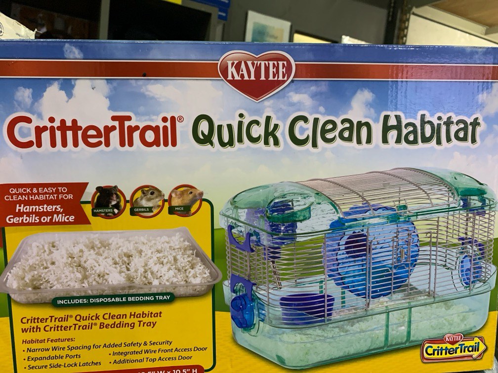 KAYTEE CRITTER TRAIL PET HABITAT QUICK CLEAN Pet Supplies Homes Other Pet Accessories on Carousell