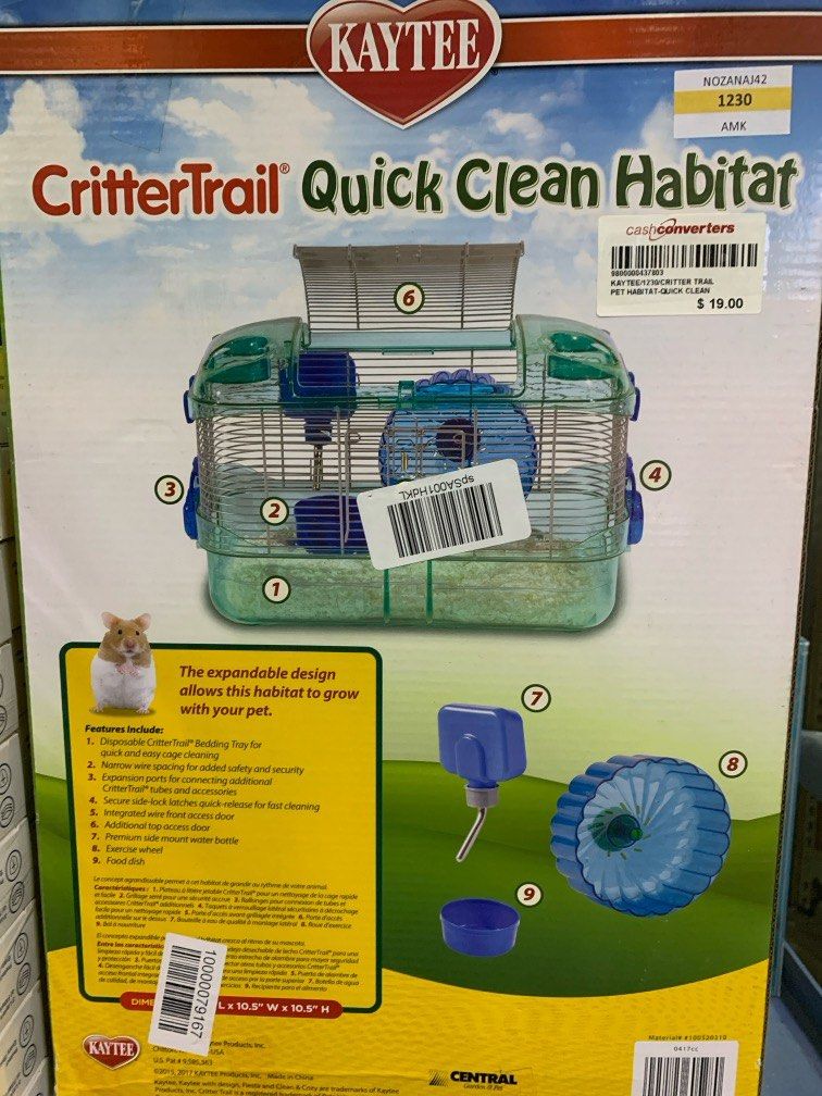 Kaytee crittertrail easy clean habitat best sale
