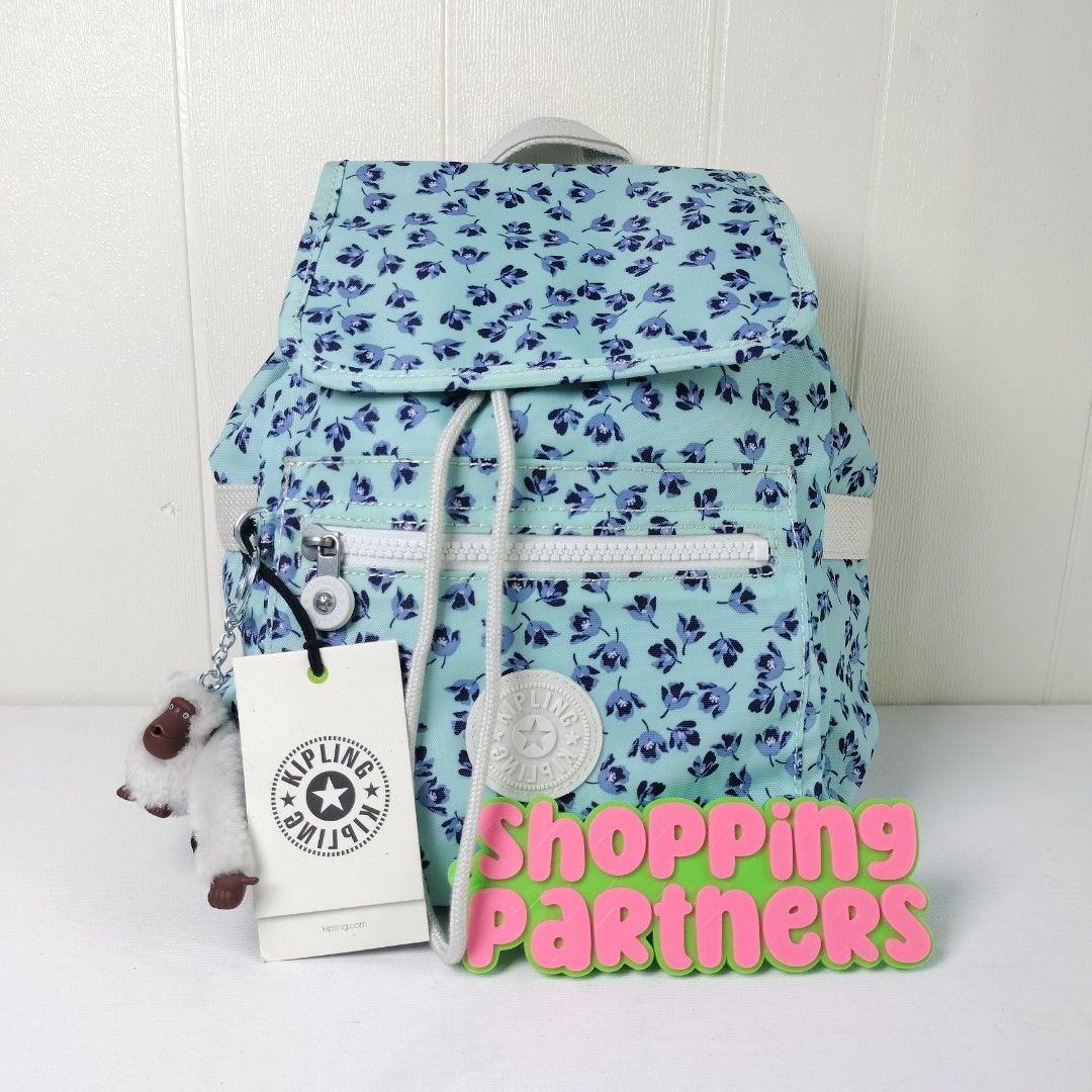 KIPLING ELLA COATED DRAWSTRING BACKPACK Women s Fashion Bags Wallets Backpacks on Carousell