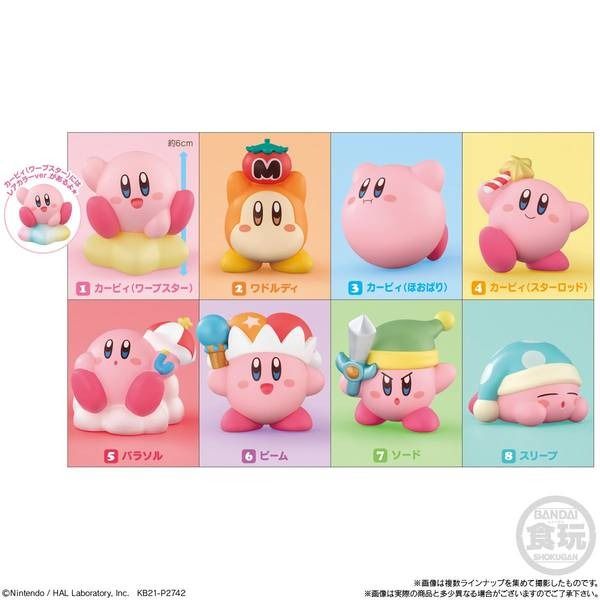 Kirby and Friends (Category: Nintendo) located in Valenzuela. Submitted by littlechopletsph (Listing ID 1300844885, Image 1). Description: P350 EACH: - Choose from number Rare (Rainbow Star) - P650 MOP: Gcash/Bank transfer MOD: GGX/SDD .