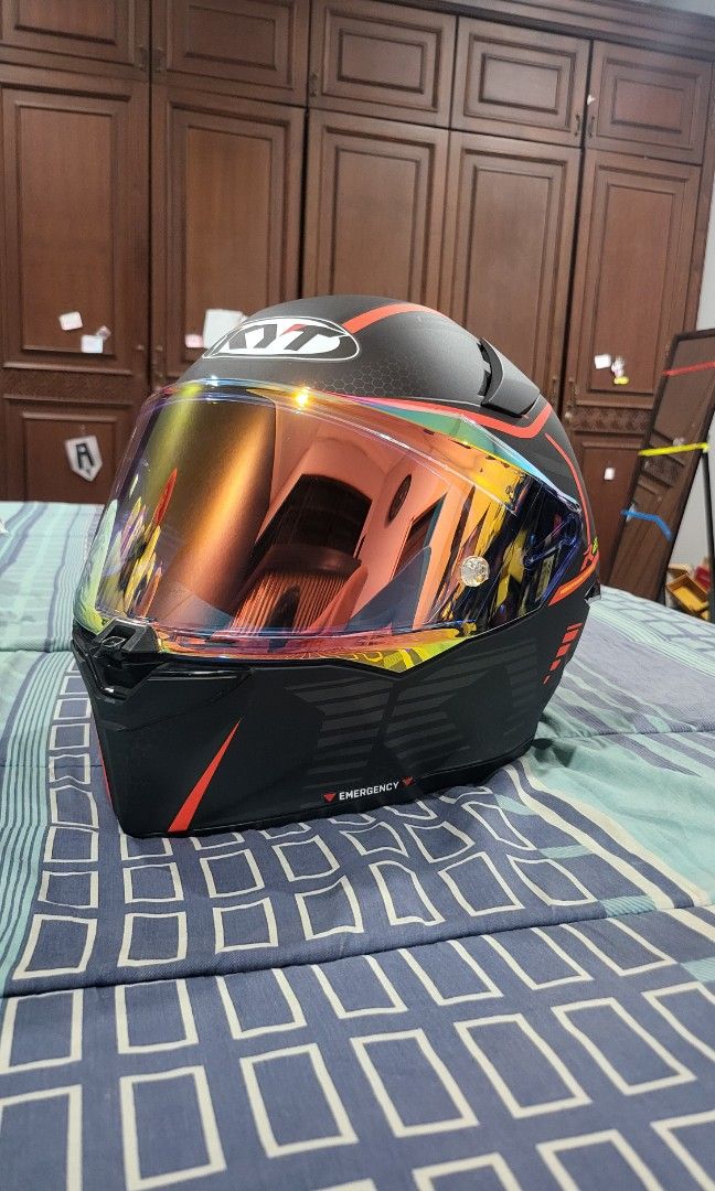 Harga Helm Ltd Sport Helmet Helm Kyt R10 Kyt R10 Helm Kyt Orange - Main Image