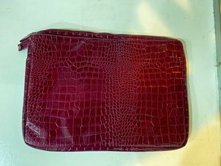 Laptop Bag Glossy Crocodile Texture