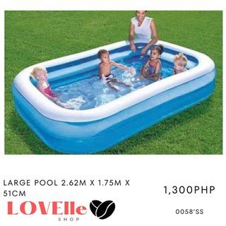 Large Pool 2.62m x 1.75m x 51cm