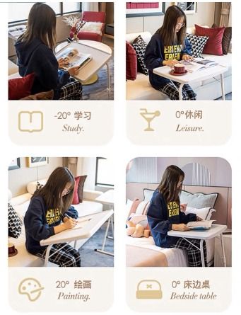 Lifting Table Plastic Computer Desk Folding Table Simple Table Desk ...