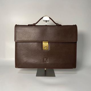 LOEWE Leather Business Bag Briefcase Handbag