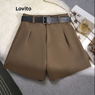 Lovito brown shorts