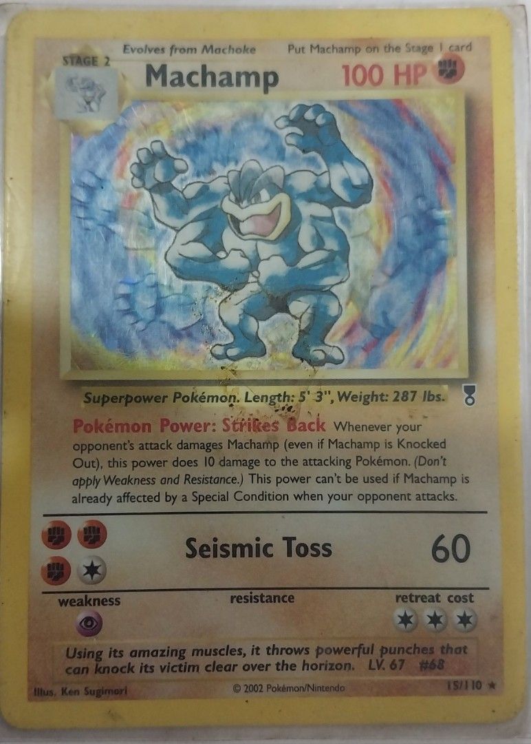Machamp Legendary collection holo rare + base set machop, machoke, Hobbies & Toys, Collectibles & Memorabilia, Vintage Collectibles on Carousell Machamp Legendary collection holo rare + base set machop, machoke, Hobbies & Toys, Collectibles & Memorabilia, Vintage Collectibles on Carousell